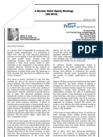 Quarterly Letter by Petra Capital Management (3Q12)