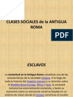 Clases Sociales de La Antigua Roma