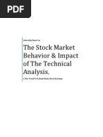 Download The Stock Market Behaviour  Impact of Technical Analysis by sadequl islam SN11372870 doc pdf