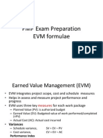 PMP-Cost MGMT - EVM Formaulae By-Skanchi