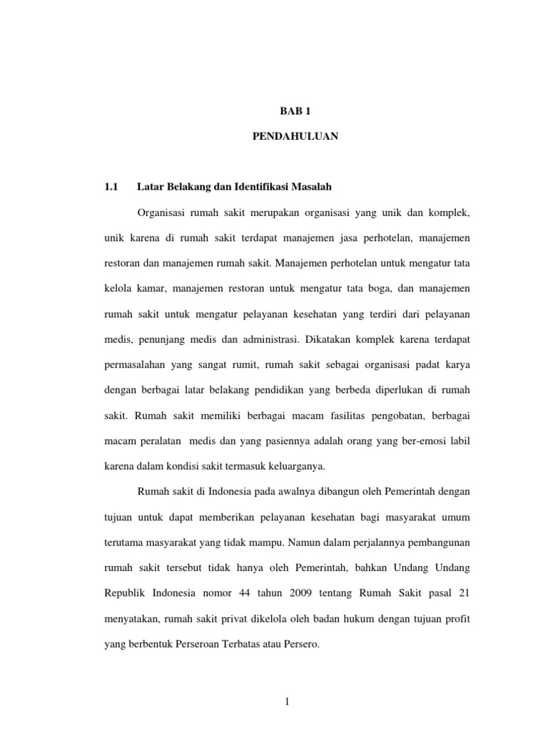 Prosedur Manajemen Keuangan Rumah Sakit