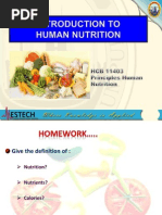 human nutrition