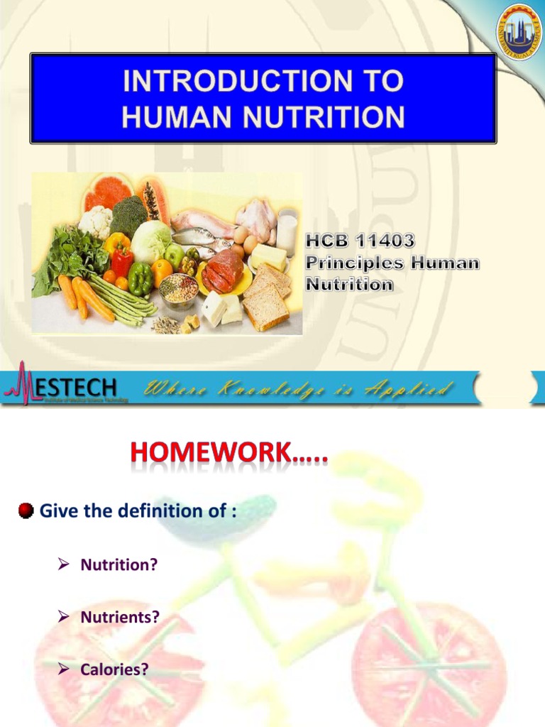 what is the role of food science in nutrition