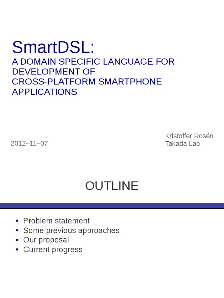 Master's Thesis Introduction | PDF | Cross Platform | Java (Programming ...