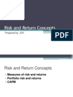 Risk and Return Lecture