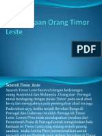 Kebudayaan Orang Timor Leste