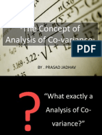 The Concept of Analysis of Co-Variance