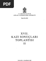 Xvii. Kazi Sonuçlari 2.ci̇lt, 1995