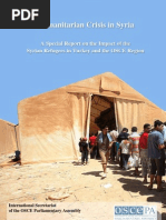 Download Humanitarian Crisis in Syria A Special Report on the Impact of Syrian Refugees in Turkey and the OSCE Region by OSCEPA SN113765165 doc pdf