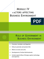 Factors Affecting Business Environment