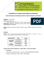 Programa I Congresso Norte Mineiro de Contabilidade 2012 BANNER