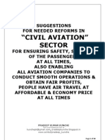 CIVIL AVIATION SECTOR REFORMS 