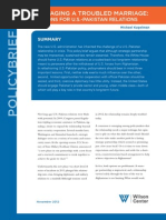 Download Salvaging a Troubled Marriage Lessons for US-Pakistan Relations  A Wilson Center Policy Brief by The Wilson Center SN113793268 doc pdf