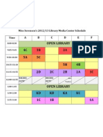 2012-13 Schedule