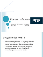 Sosyal  ağlarda      tüketici