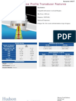Raymarine A102137 B164 Low Profile 1 kW 200 50 kHz Depth Fishfinder Sonar Transducer Features