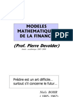 Modele Mathématique de La Finance