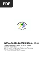 Apostila IZ308 INSTALAÇÕES ZOOTÉCNICAS 2011