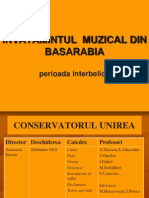 Invatamintul Muzical in Basarabia Perioada Interbelica