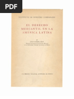 El Derecho Mercantil en America Latina - Jorge Barrera Graf PDF
