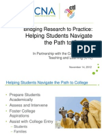 Tennesee Path To College: A Bridging Research To Practice Event Slide Deck