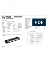 Roland W-30 Service Manual