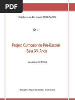 Projeto Curricular Sala B