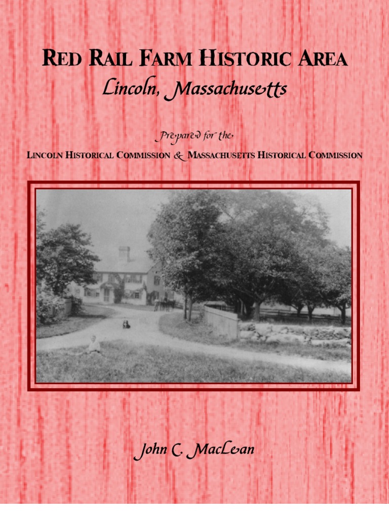 Red Rail Farm Historic Area Overview | PDF | Walden | Massachusetts