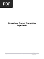 Natural and Forced Convection Experiments