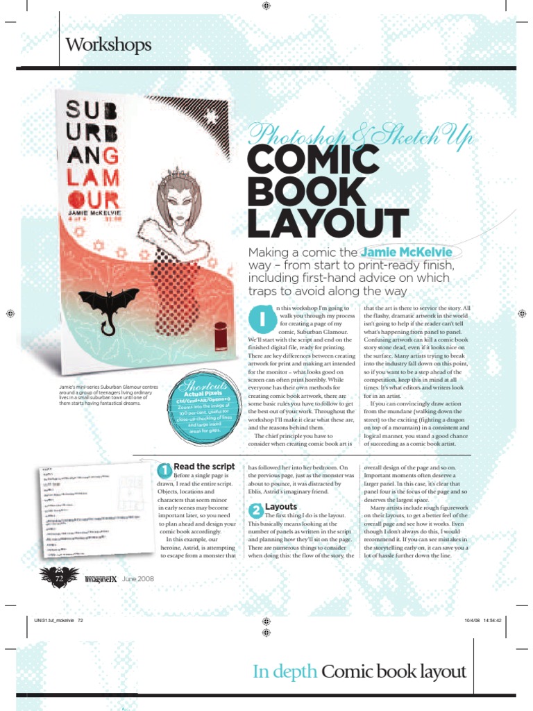 Comic Page Layout Techniques | PDF | Home & Garden