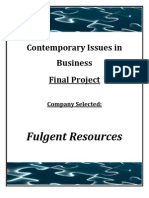 Contemporary Issues in Business Final Project