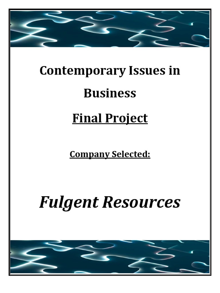 Contemporary Issues in Business Final Project | PDF | Web Design | Websites