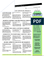 November 2012 Board in Brief