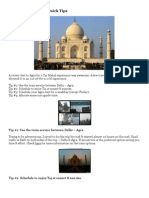 Visiting Taj Mahal - Quick Tips: Tip #1: Use The Train Service Between Delhi - Agra
