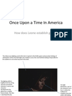 Once Upon a Time in America Shot Analysis