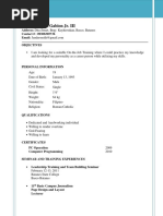 Download Sample Resume for OJT Student Information Technology by Gabz Gabion SN113892878 doc pdf