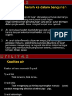 1. Penyediaan Air Bersih Kedalam Bangunan