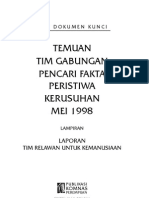 Download Seri Dokumen Kunci 2 Temuan Tim Gabungan Pencari Fakta Peristiwa Kerusuhan Mei 1998 by Muhammad Ihsan SN113898105 doc pdf
