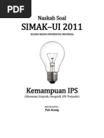 Download Naskah Soal SIMAK-UI 2011 Kemampuan IPS by Turian Hasugian SN113900834 doc pdf