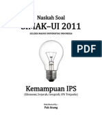 Naskah Soal SIMAK-UI 2011 Kemampuan IPS
