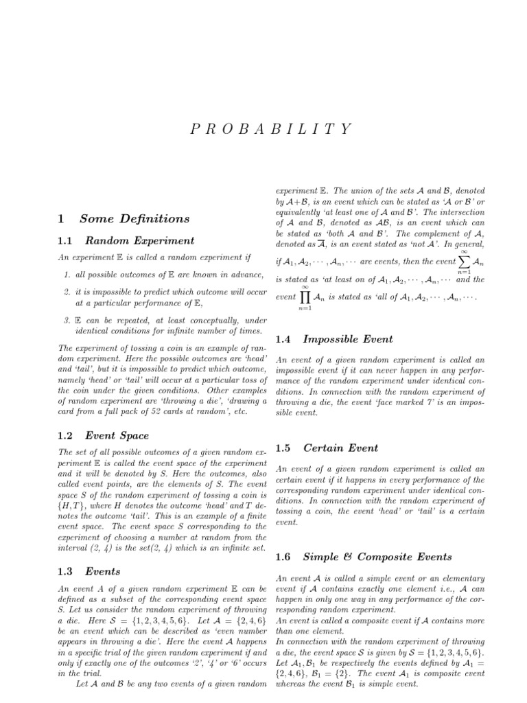Prob 1 | PDF | Medical Diagnosis | Set (Mathematics)
