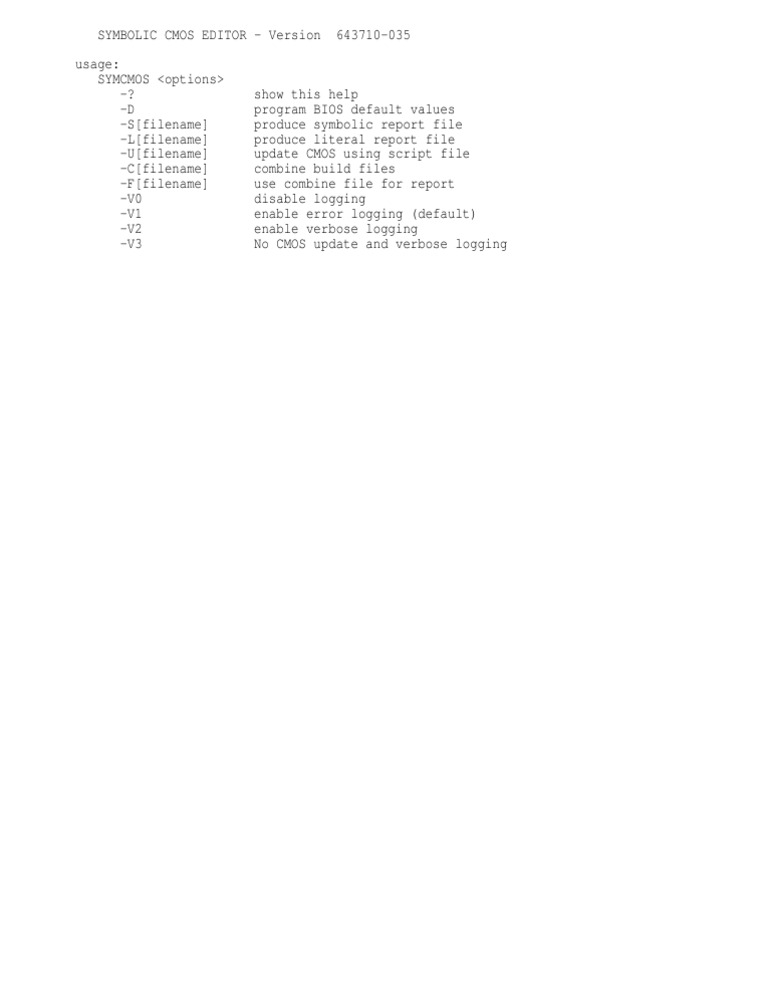 Phoenix BIOS Editor Usage Guide | PDF