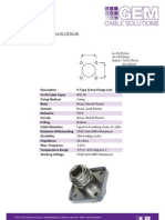 N Type Flange Socket For RG178, RG176