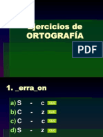 55928294 Ejercicios de ORTOGRAFIA