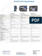 Garmin 010-00593-00 GPSMAP 5008 8.4 Inch Marine Network Chartplotter Mfd Multifunction Display Specifications