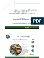 IFQC - Lowering Sulfur in Fuels