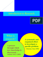 P1 - Introduction To Research