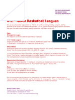 Winter 2012 K-2nd Basketball Leagues