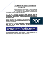 La Historia Del Recreativo de Huelva Entre 1931 y 1945