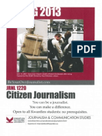 Citizen Journalism - Spring 2013